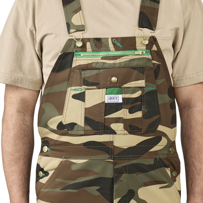 Liberty Men's Camo Bib Overalls image number 3