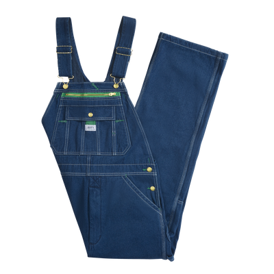Blue denim overalls mens store