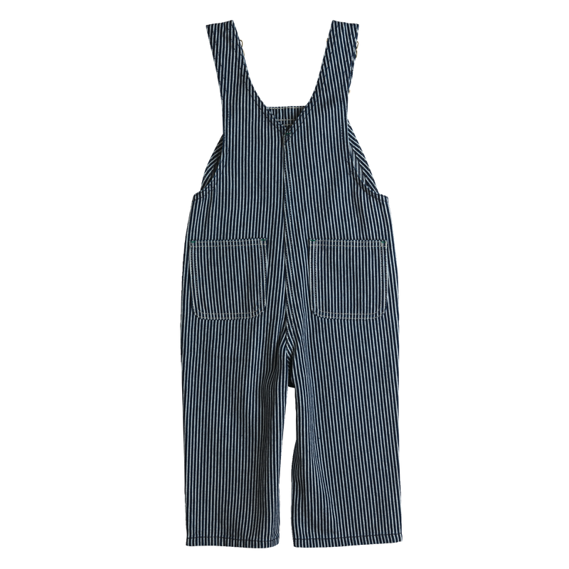 Liberty® Infant Hickory Stripe Bib Overalls image number 2