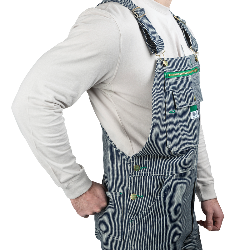 Liberty® Hickory Stripe Bib Overalls image number 3