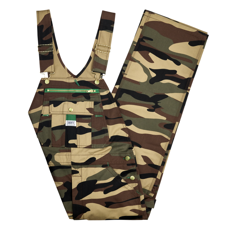 Liberty Men's Camo Bib Overalls image number 0