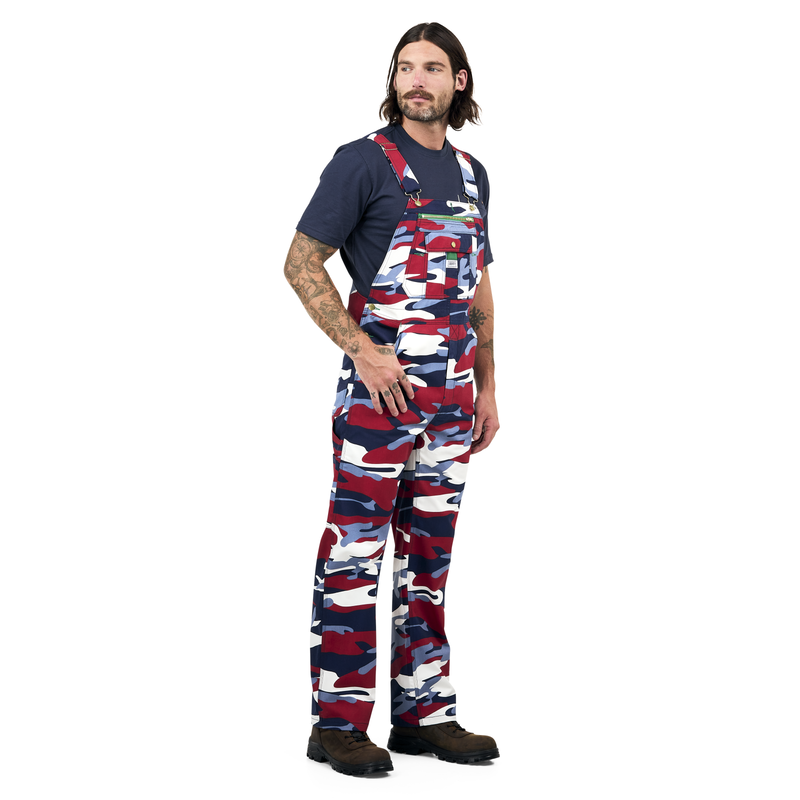 Liberty Men's Camo Bib Overall image number 2