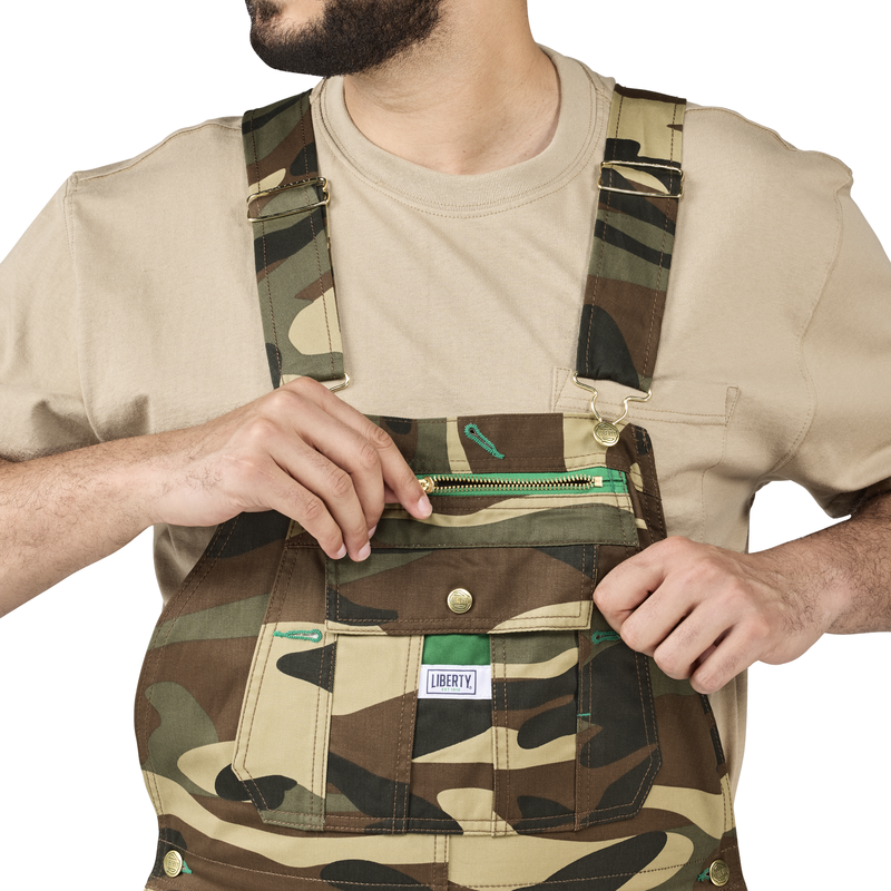 Liberty Men's Camo Bib Overalls image number 4