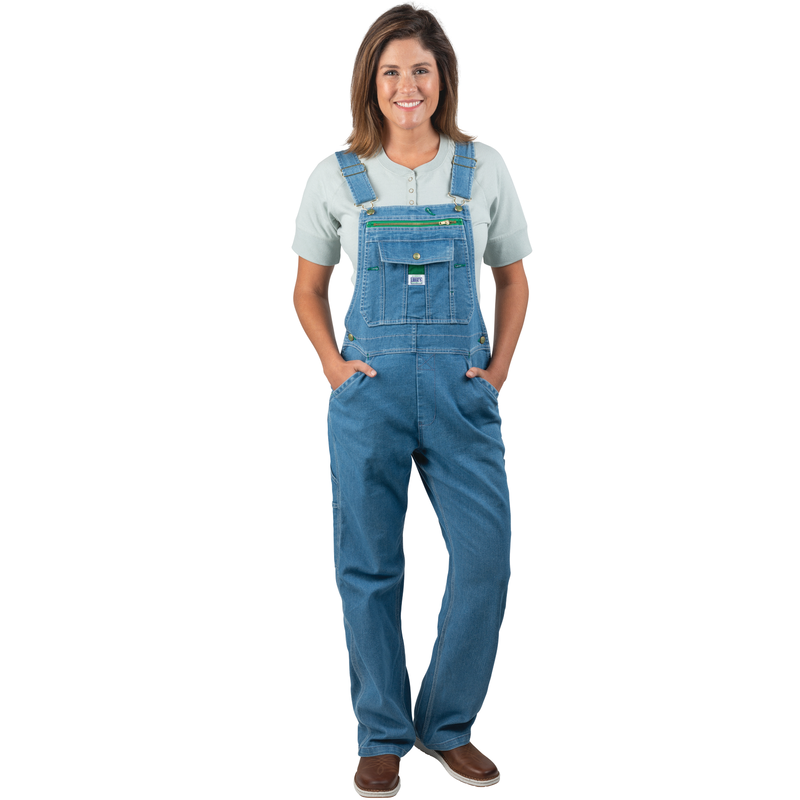 Liberty® Women's Denim Bib Overalls image number 7