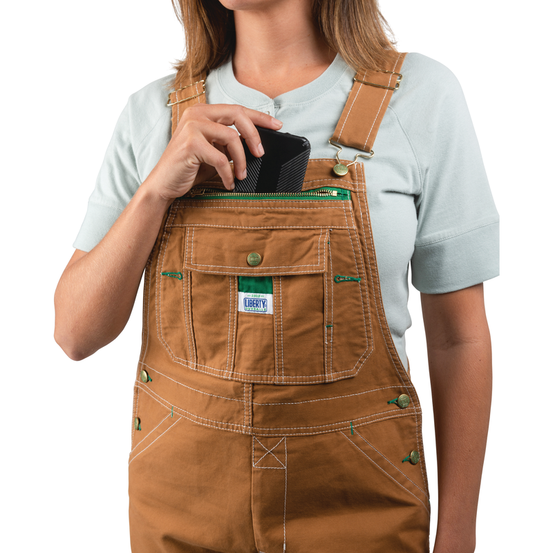 Liberty® Women's Duck Bib Overalls image number 3