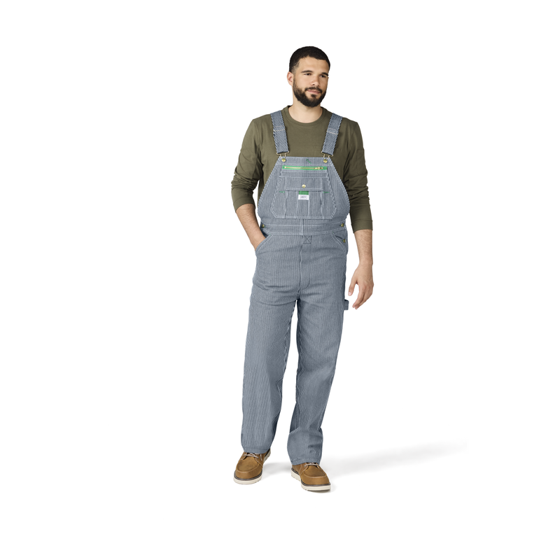 Liberty&reg; Hickory Stripe Bib Overalls image number 7