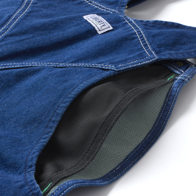 Men's flannel 2025 lined denim overalls